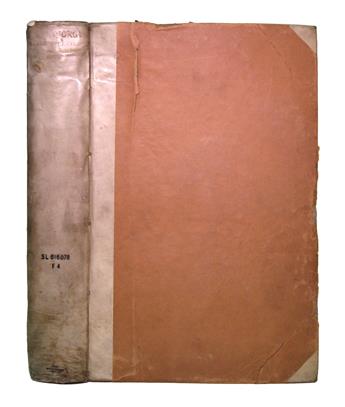 MORGAGNI, GIOVANNI BATTISTA.  De sedibus, et causis morborum.  2 vols. in one.  1761